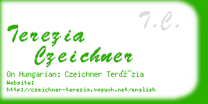 terezia czeichner business card